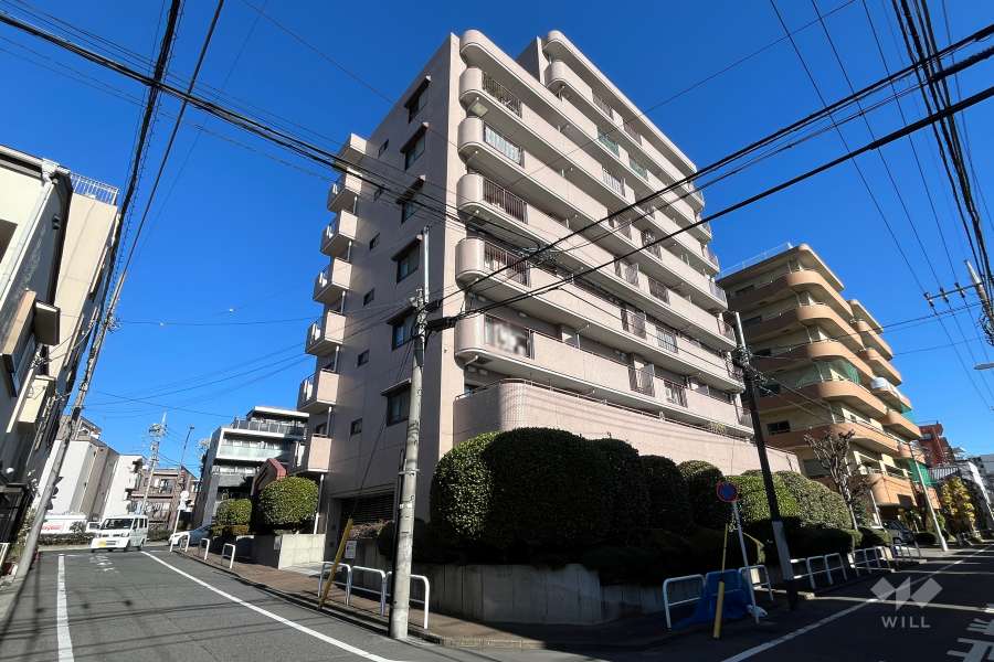 板橋桜川パークホームズの外観（南西側から）