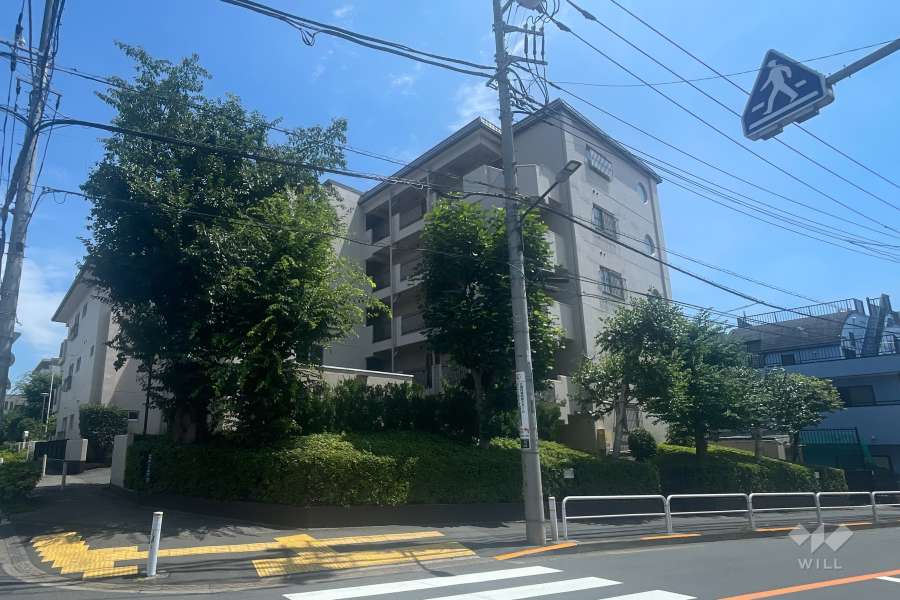 田園キャッスル志村の外観（北西側から）