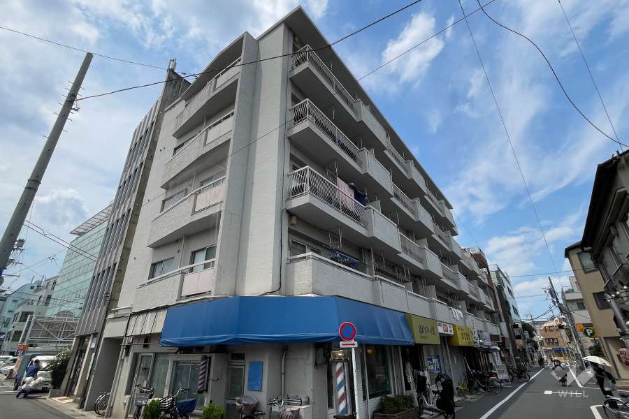 サンライフカミイタの外観（南東側から）