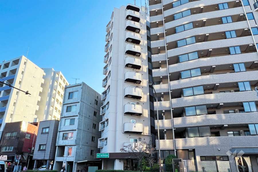 コープ大山の外観（北側から）