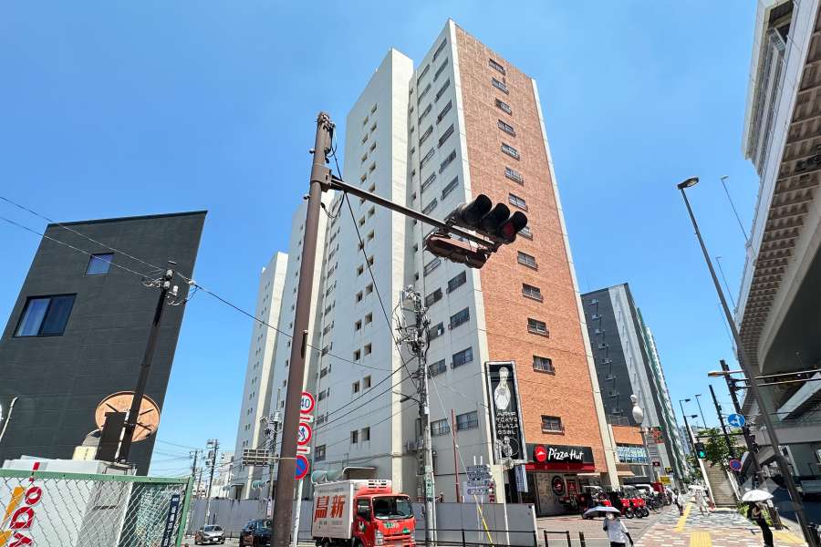 板橋スカイプラザの外観（西側から）