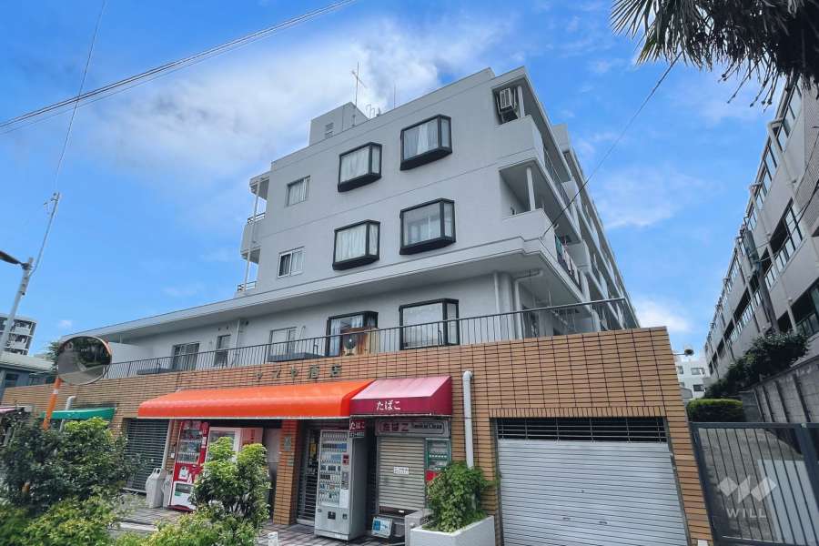 コンド向原の外観（北西側から）