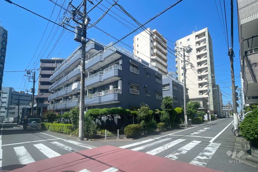 大山コーポサンキョーの外観（北東側から）