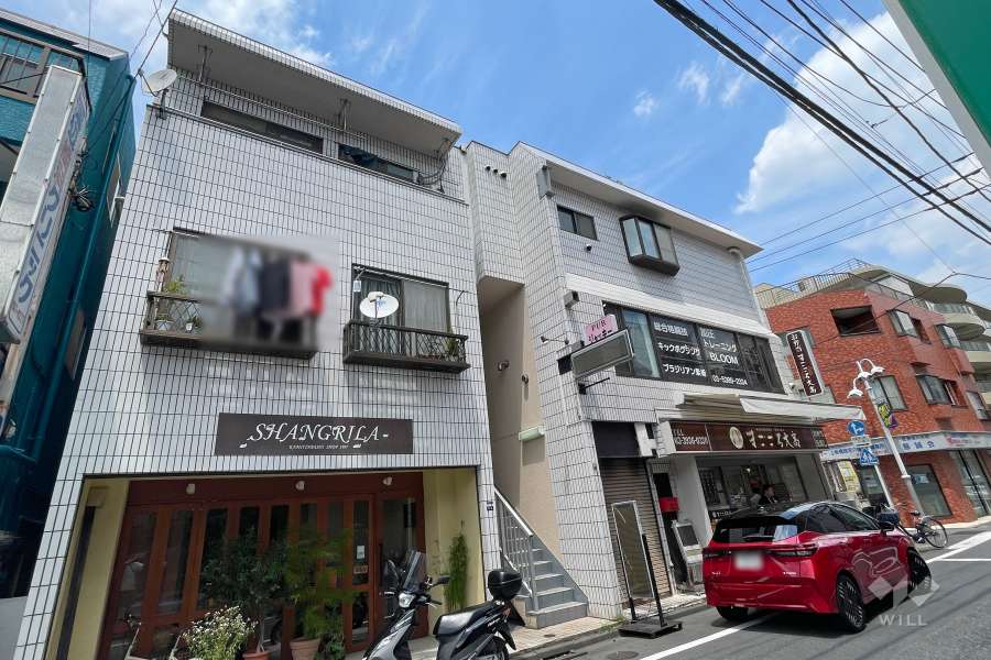 サンハイツ上板ビルの外観（南西側から）