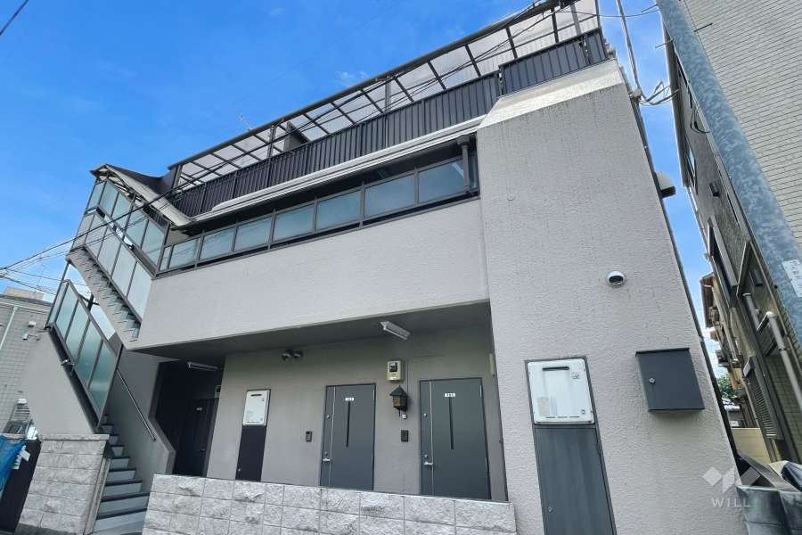 メゾン大谷口の外観（北西側から）