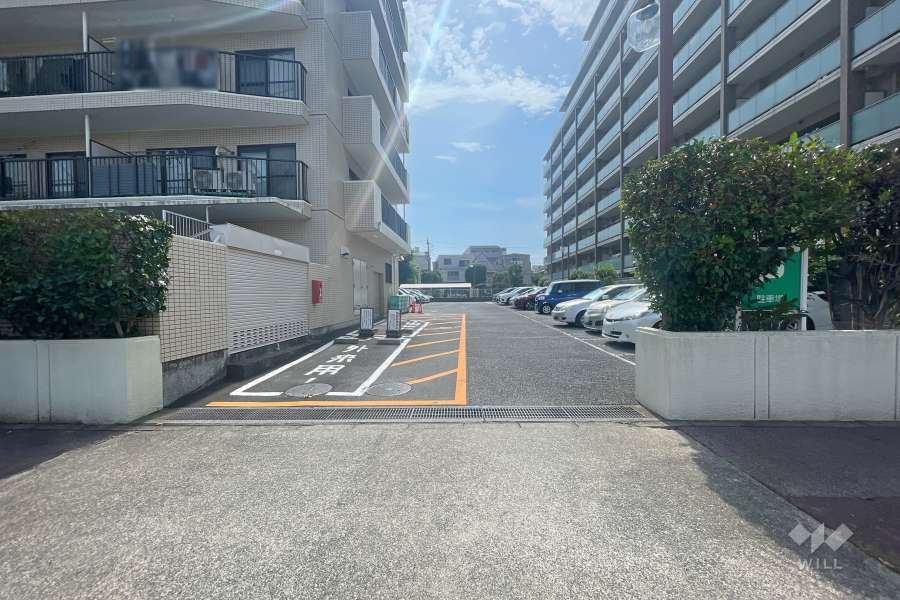 駐車場の出入り口