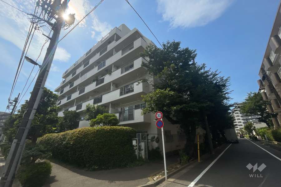 クレールあづさわの外観（南東側から）