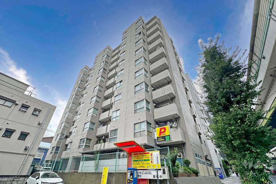 チサンマンション板橋の外観（南東側から）