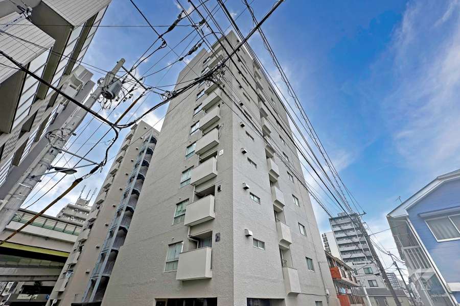 チサンマンション板橋の外観（北西側から）