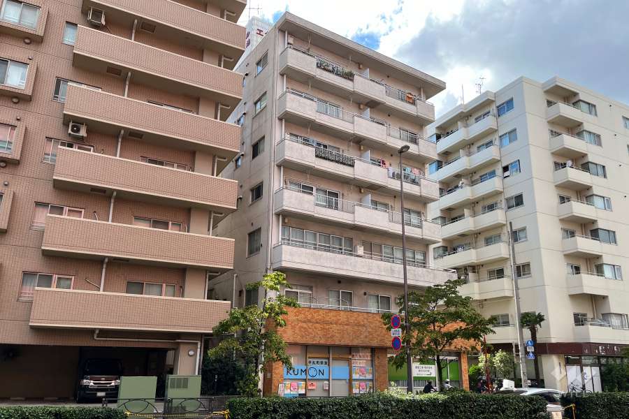 エクセル北池の外観（北東側から）