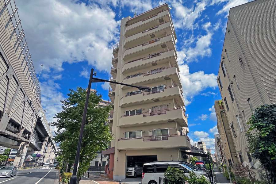 エクセル西池の外観（北西側から）