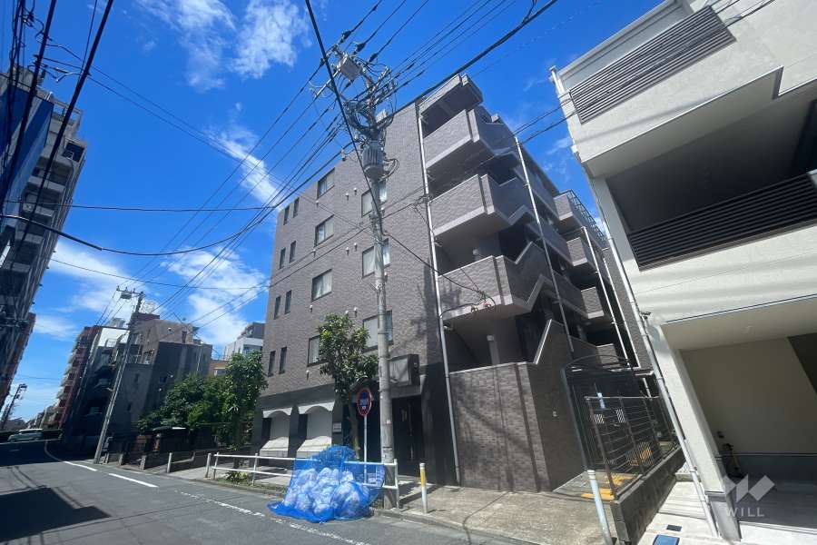 レーベンハイム常盤台南館の外観（北東側から）