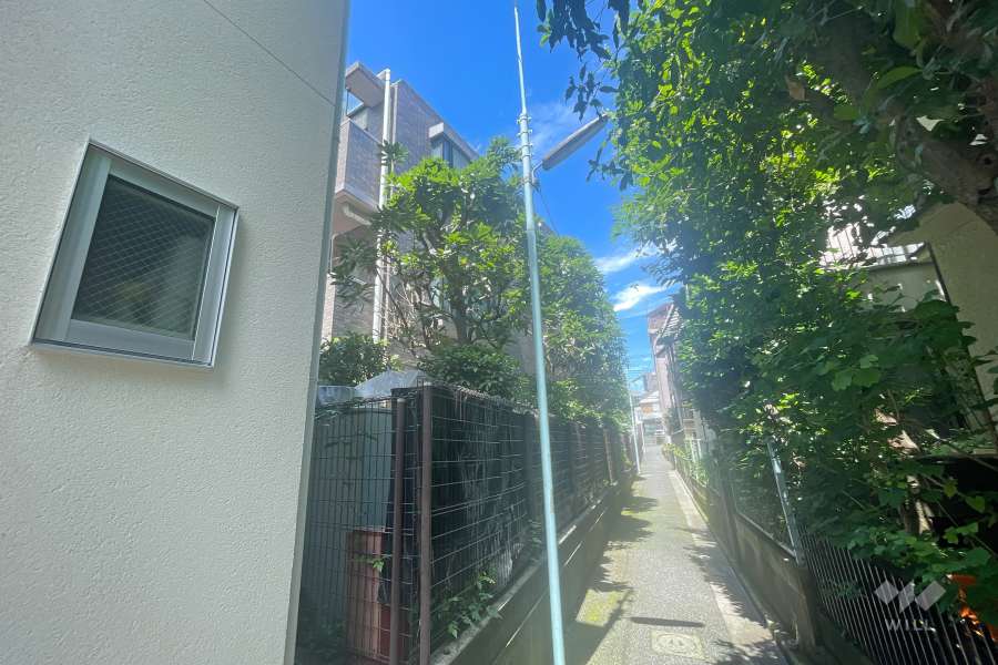 レーベンハイム常盤台南館の外観（北東側から）