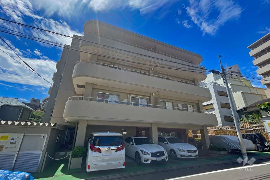 財形第9常盤台マンションの外観（北東側から）