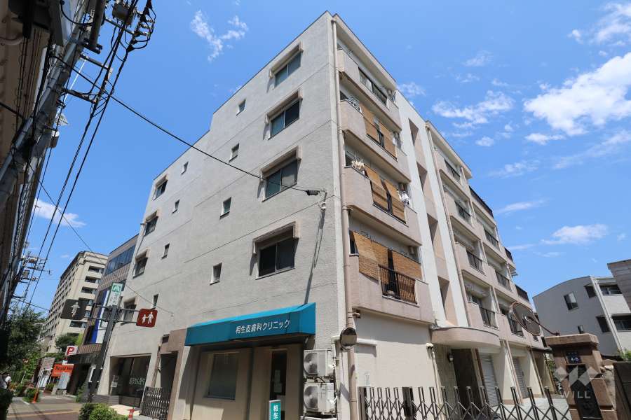 桂ハイツの外観（南東側から）