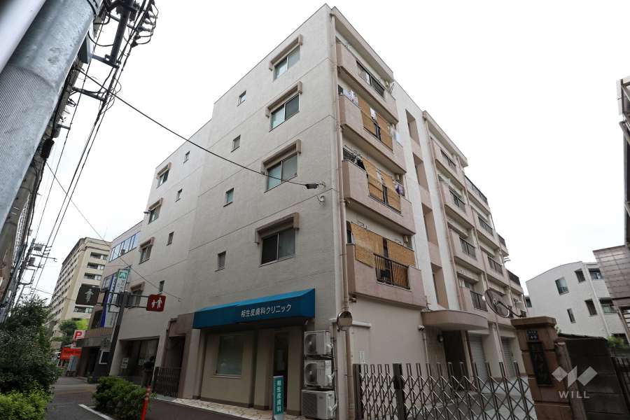 桂ハイツの外観（南東側から）