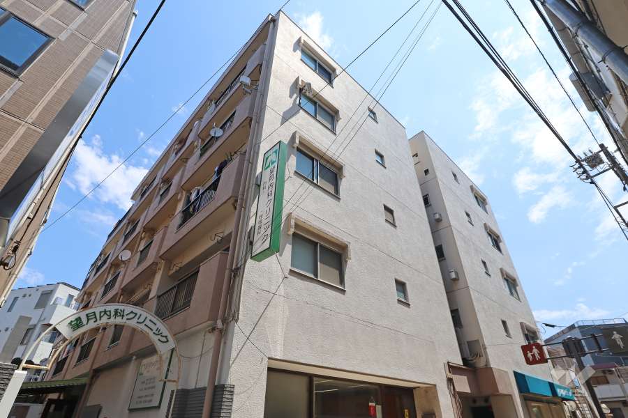 桂ハイツの外観（南西側から）