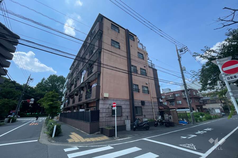 キャニオンマンション第４高島平の外観（南東側から）