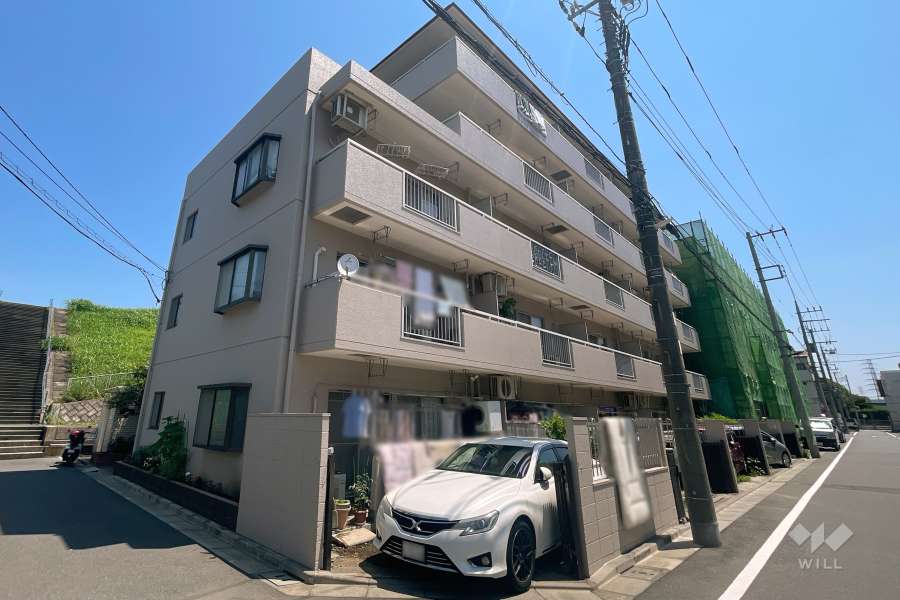 サンライフ新高島平の外観（南西側から）