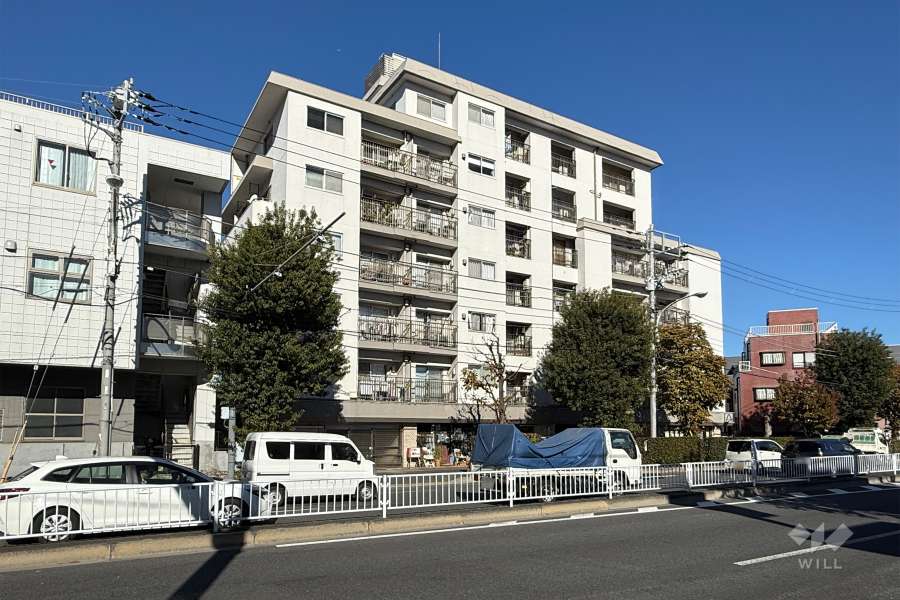 志村３丁目フラワーホームの外観（南西側から）