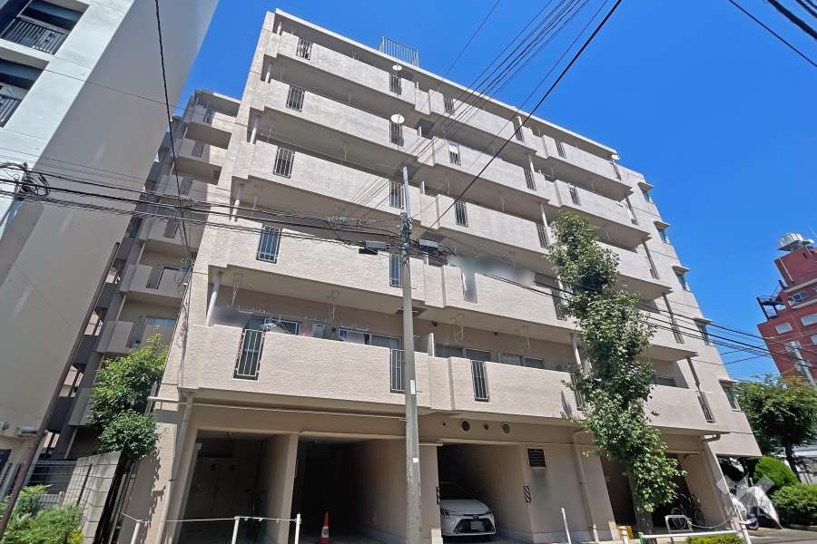 志村坂上パークハイツの外観（南西側から）