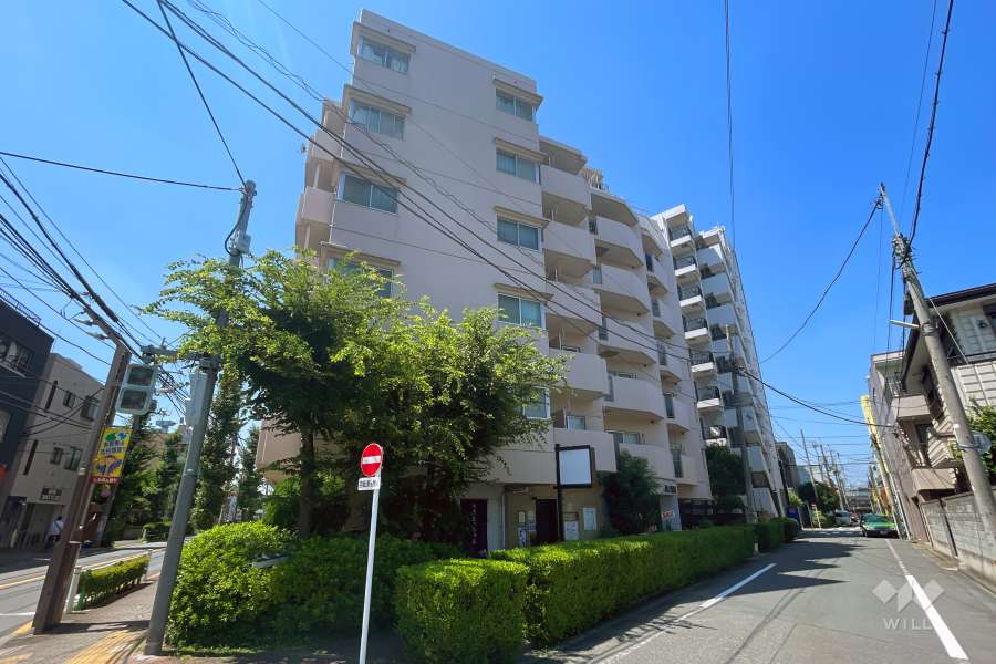 志村坂上パークハイツの外観（南東側から）