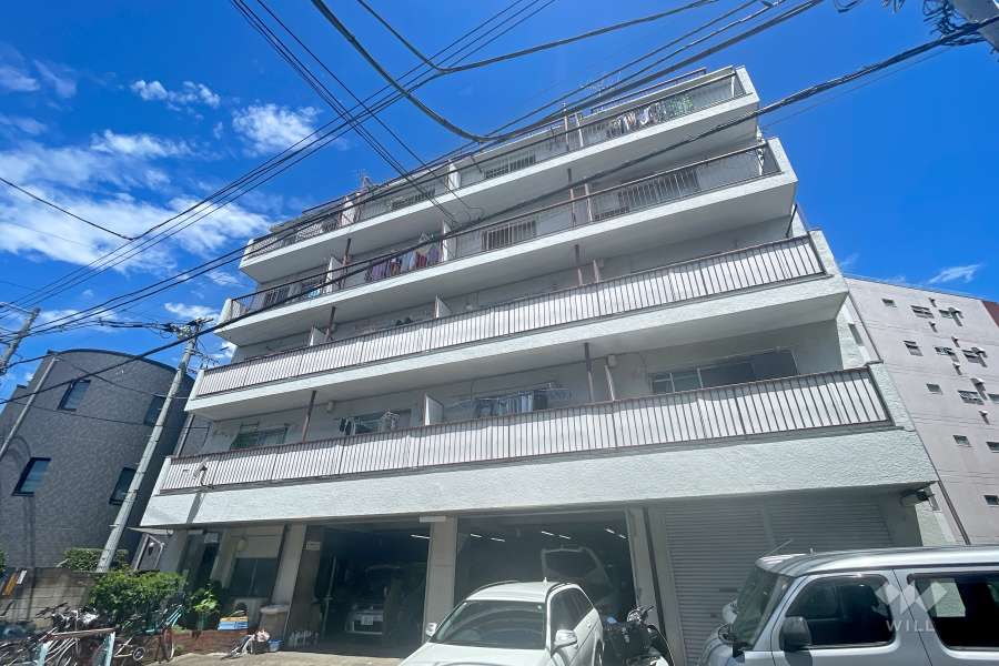 南台マンションの外観（南東側から）