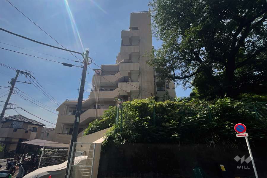 キャニオンマンション若木町の外観（北西側から）