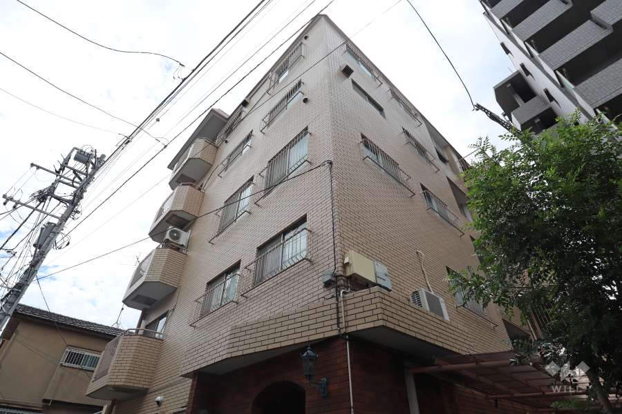 弥生コーポ（板橋区）の外観（北側から）
