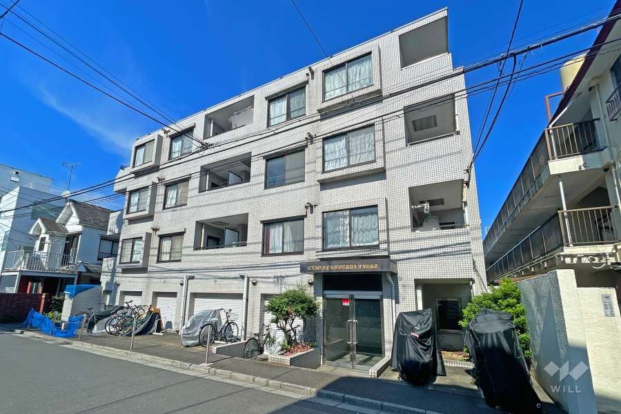 クリオときわ台ファーストの外観（南西側から）