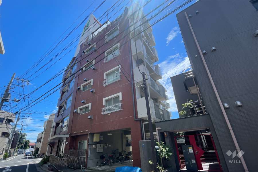 南常盤台サンライズの外観（南西側から）　