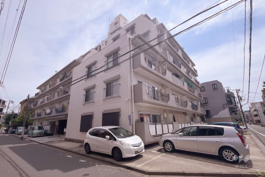 メゾン南ときわ台の外観（南西側から）