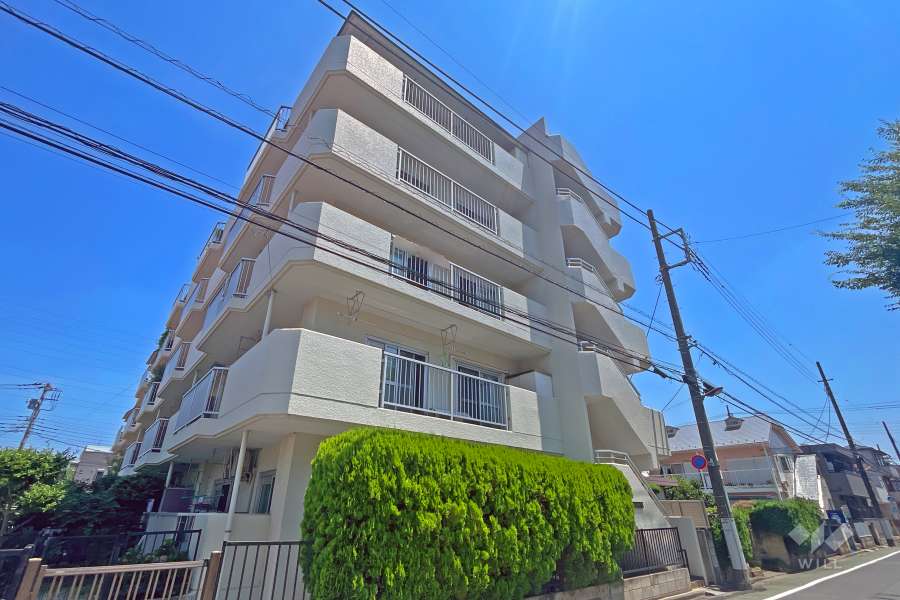 高島平マンションの外観（南西側から）