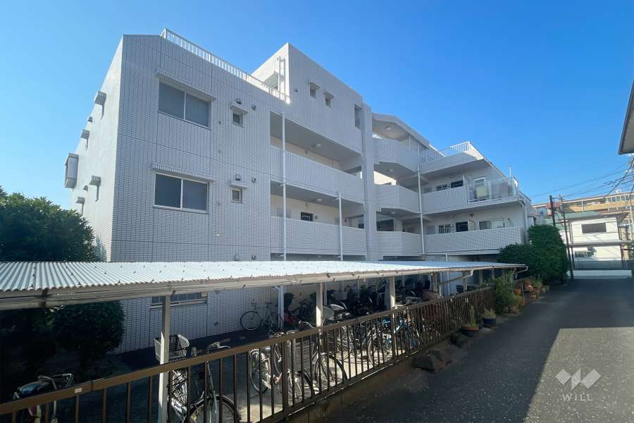 東建ニューハイツ成増の外観（北西側から）　