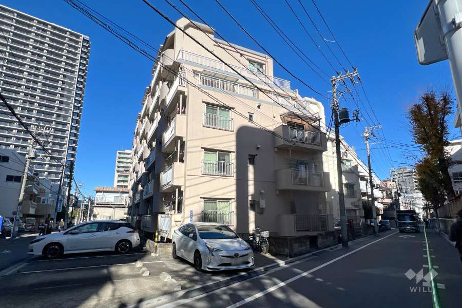 大山マイコーポＡ棟外観（南西側から）