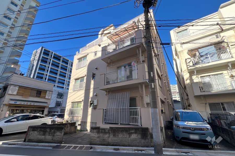 大山マイコーポＡ棟の外観（南東側から）