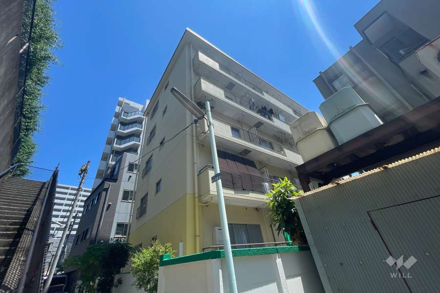 サンハイツ金井町の外観（南西側から）