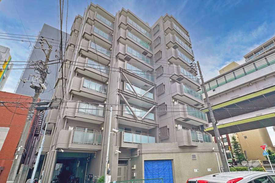 板橋本町アーバンライフの外観（北東側から）