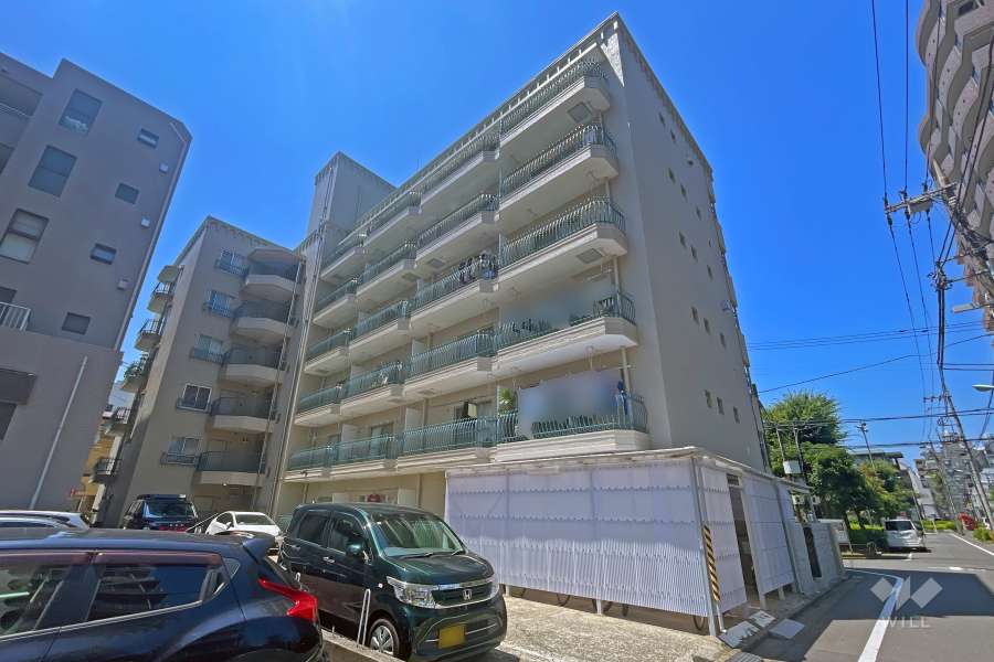 集成第2マンションの外観（北東側から）