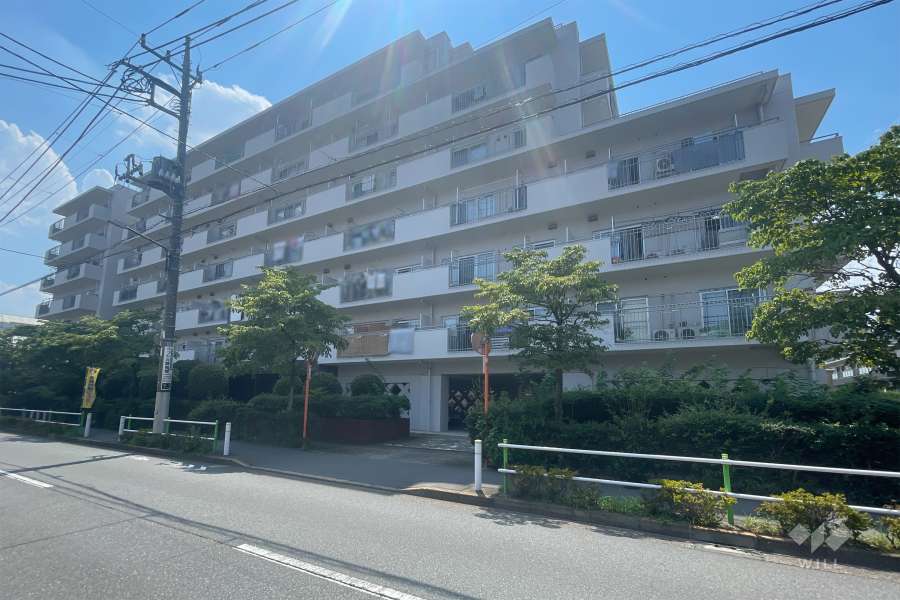 蓮根スカイマンションの外観（北東側から）