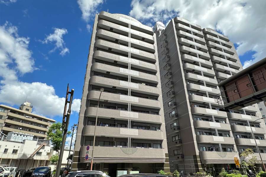 大山ダイカンプラザB棟の外観（西側から）