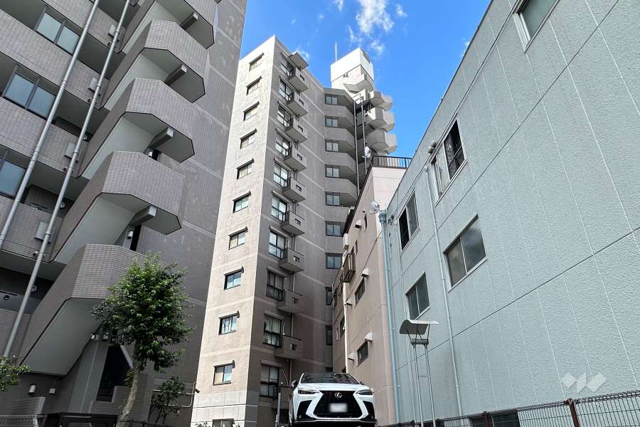 大山ダイカンプラザB棟の外観（東側から）