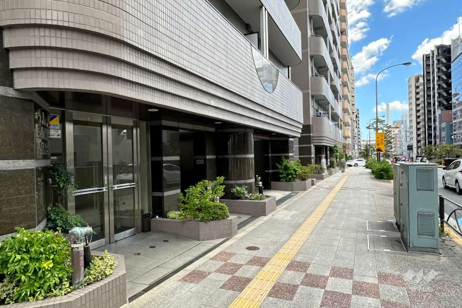 敷地南西側の前面道路　