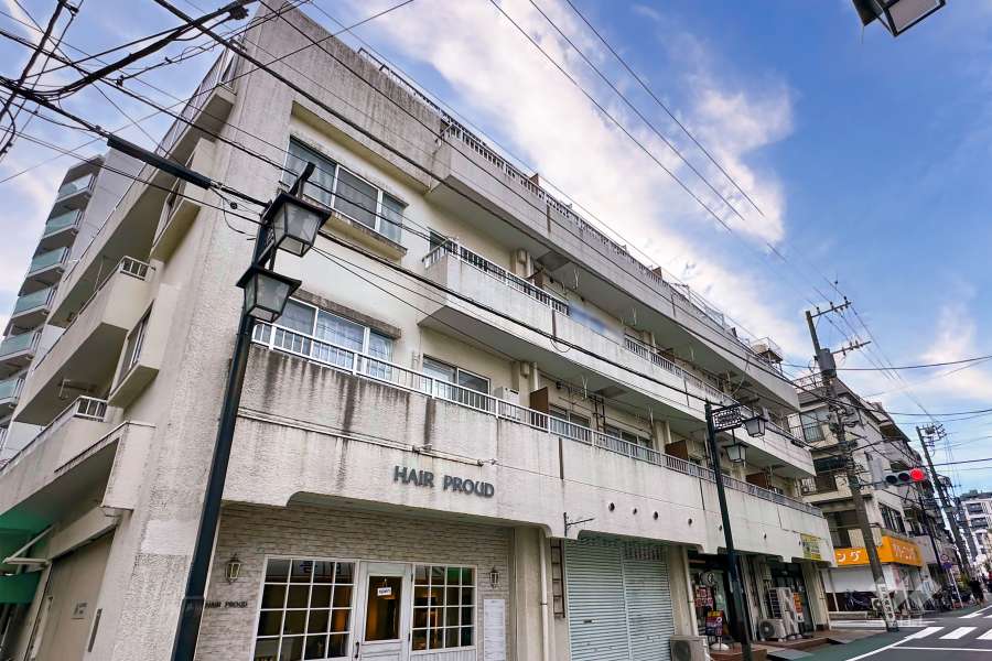 サンライフ本町の外観（南東側から）