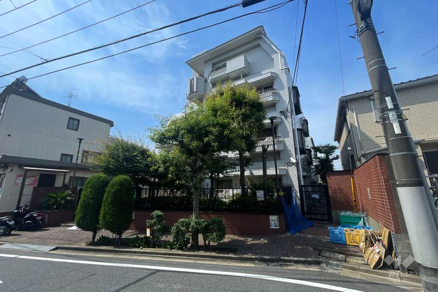 コーラルハイツ常盤台の外観（北西側から）