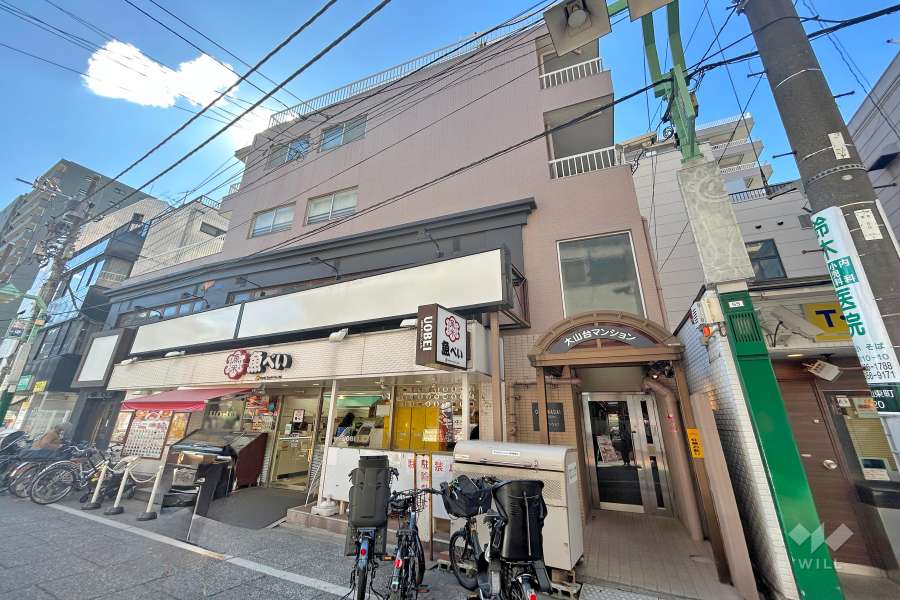 マンションの外観（北東側から）　