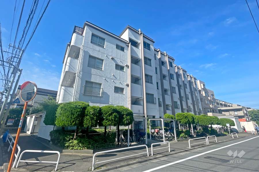 三田小茂根コーポの外観（北東側から）