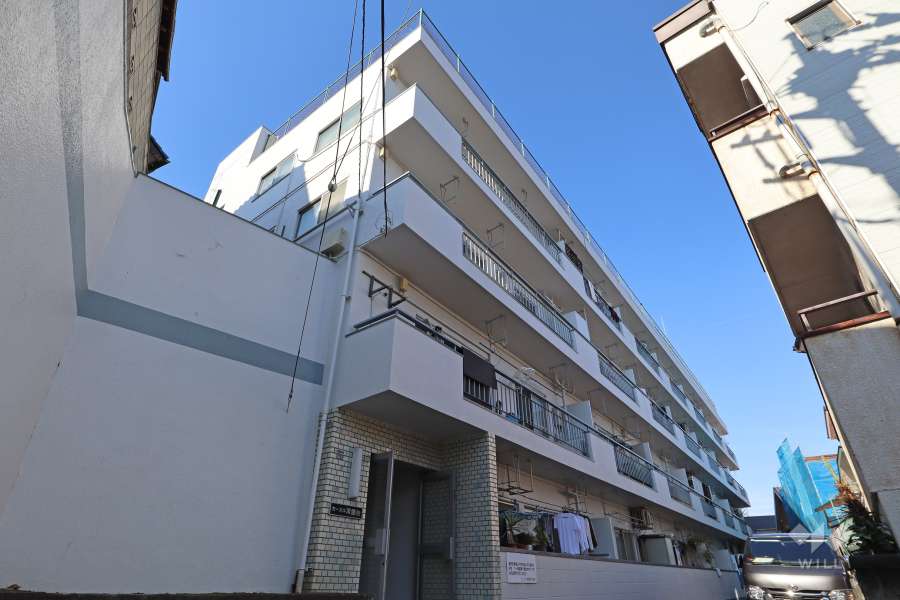 カースル常盤台の外観（南東側から）