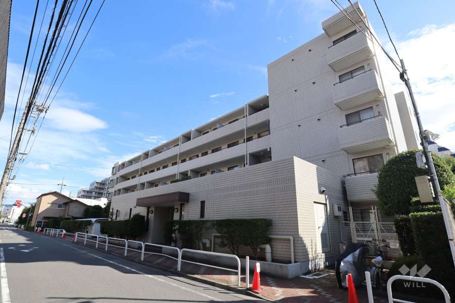 蓮根パークホームズの外観（北西側から）