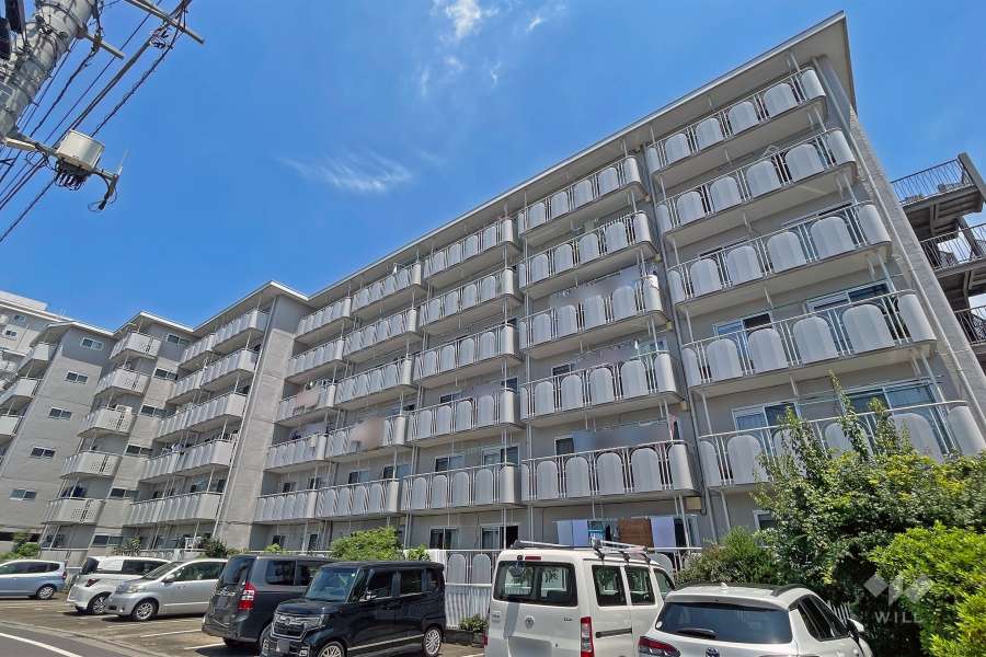 第一上板橋サンライトマンションＢ棟の外観（南東側から）